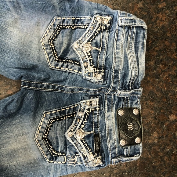 Miss Me girls Capri jeans - Picture 4 of 5